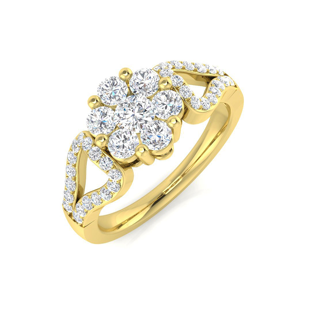 DNR442 — Ring - 9k Yellow Gold