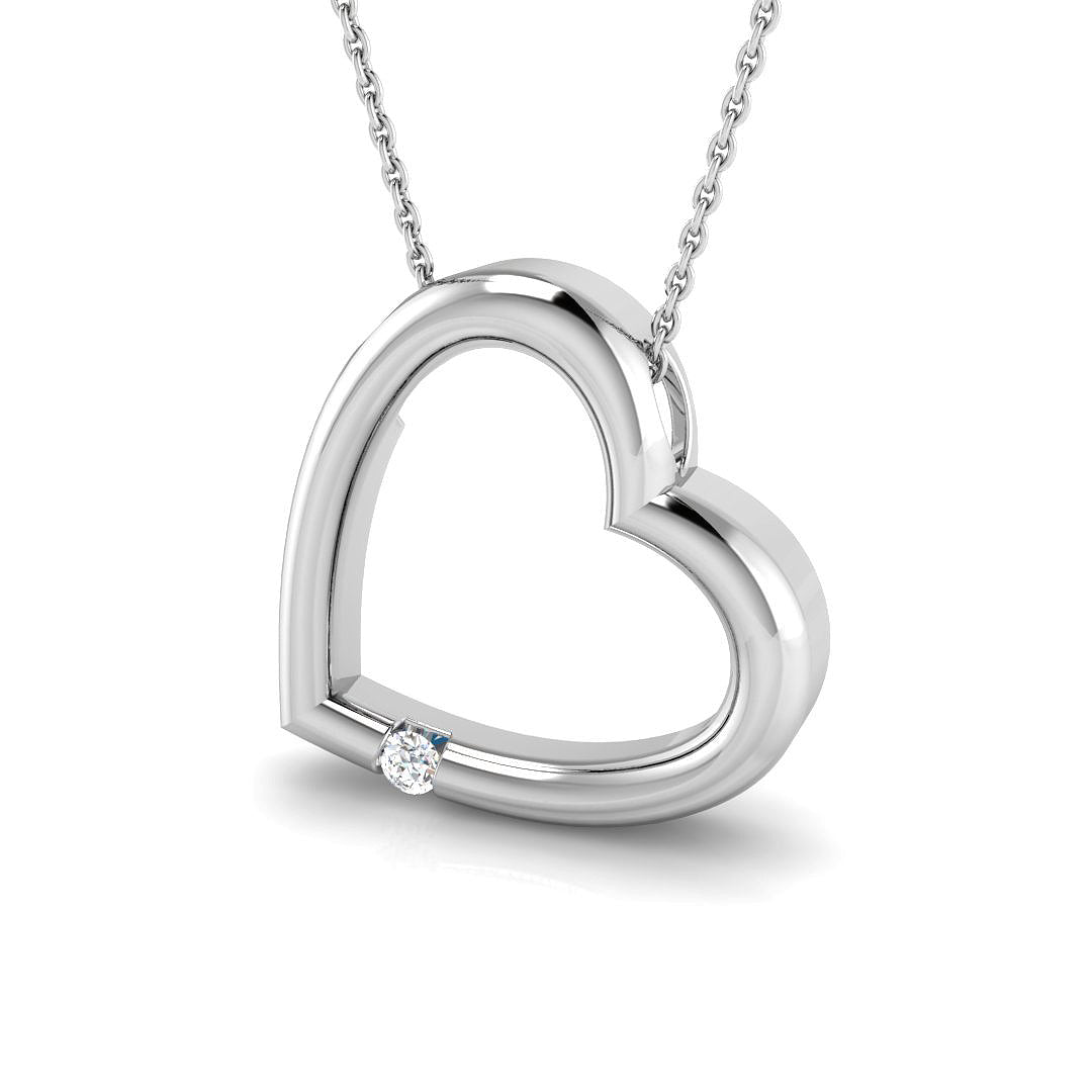 DPHQ999 — Pendant - 9k White Gold