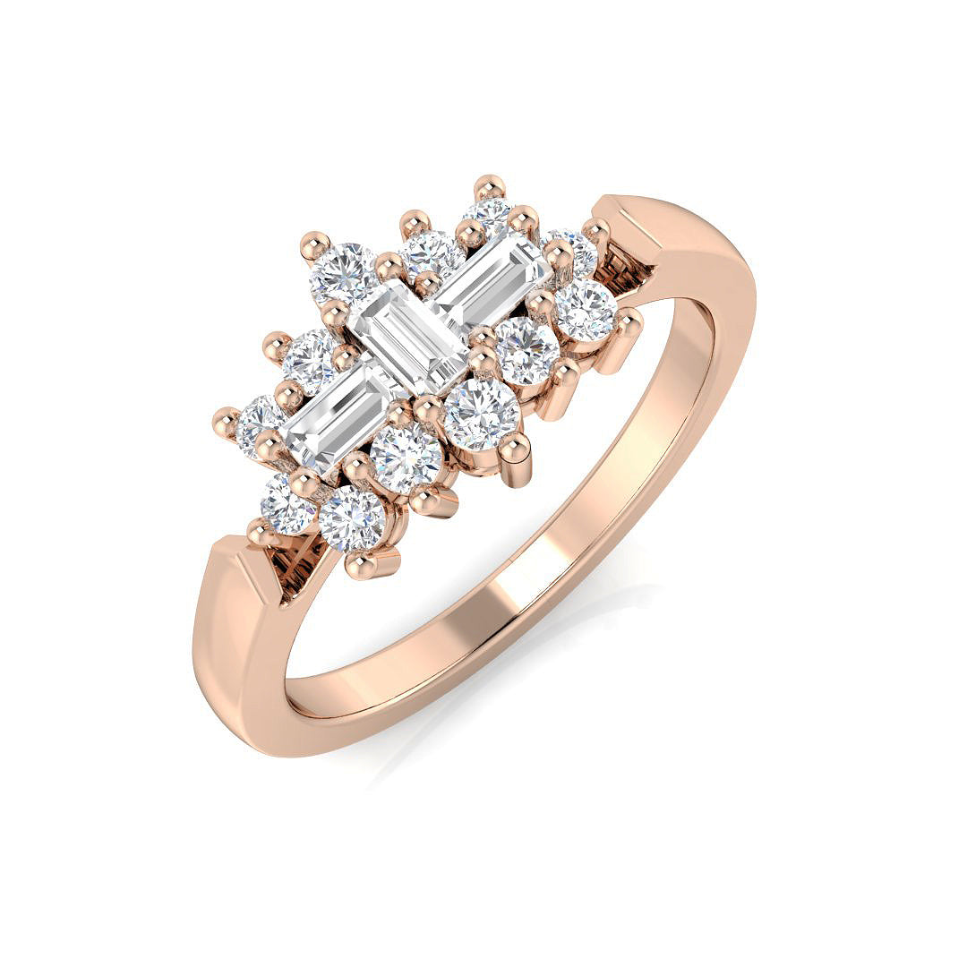 DRHQ911 — Ring - 9k Rose Gold