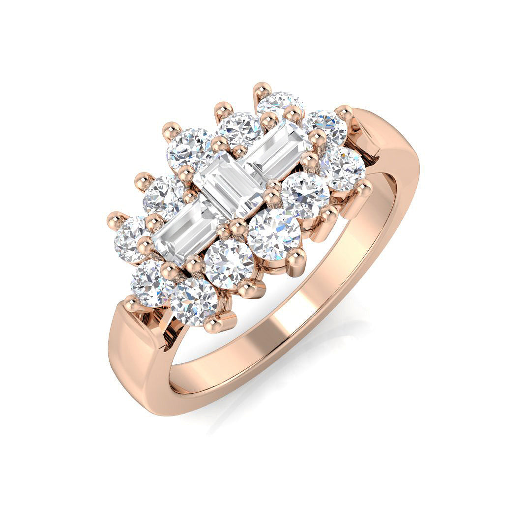 DRHQ916 — Ring - 9k Rose Gold