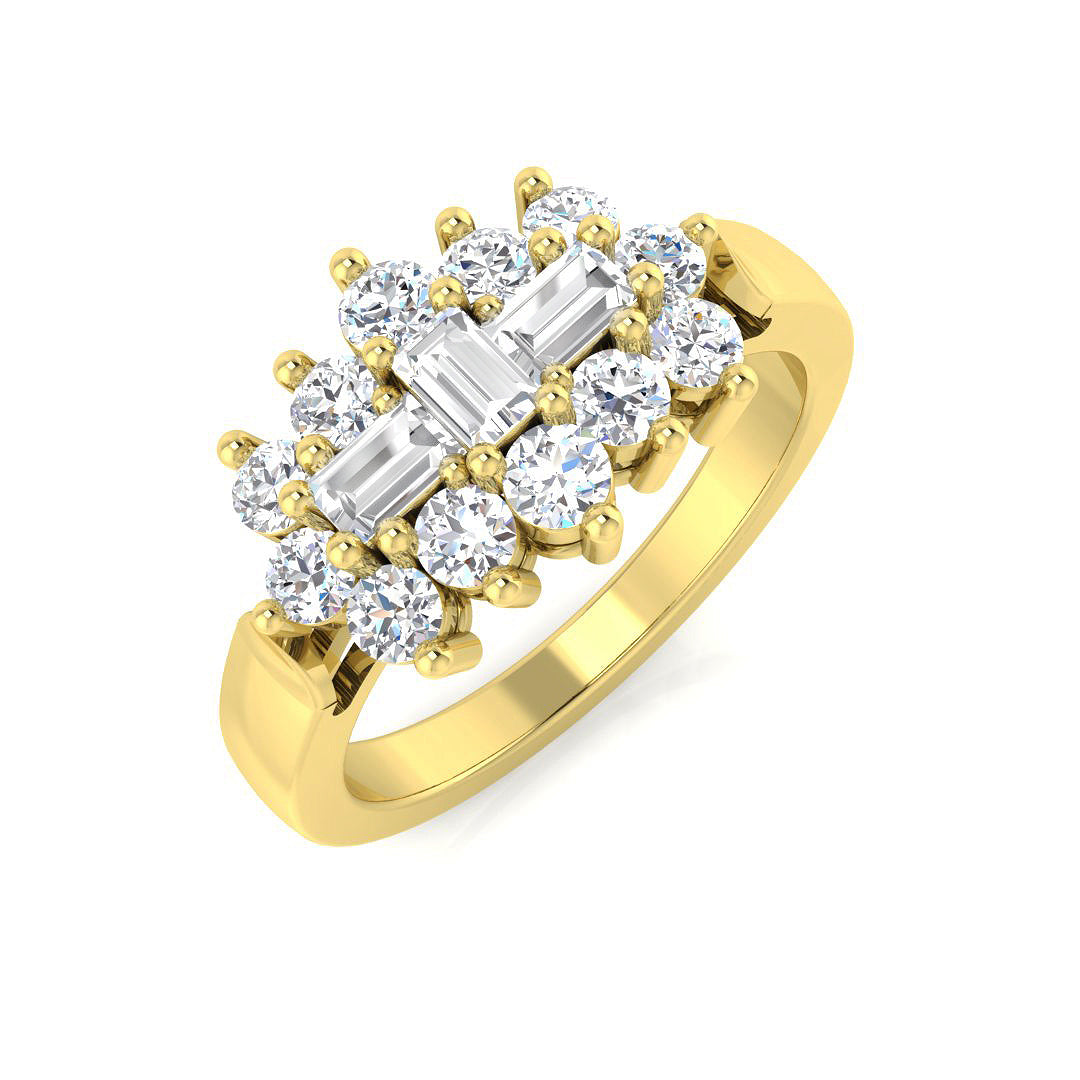 DRHQ916 — Ring - 9k Yellow Gold