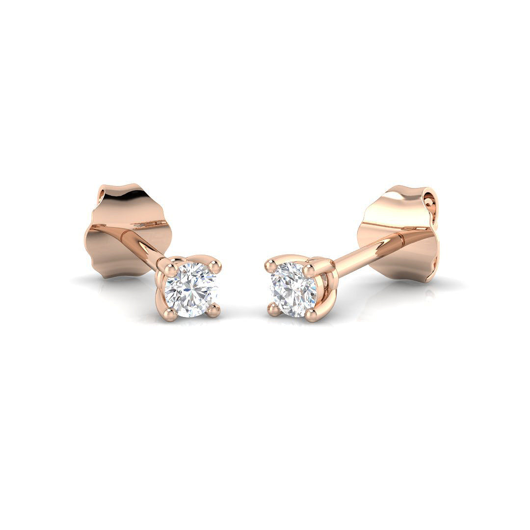 ERR0010 — Earrings - 9k Rose Gold