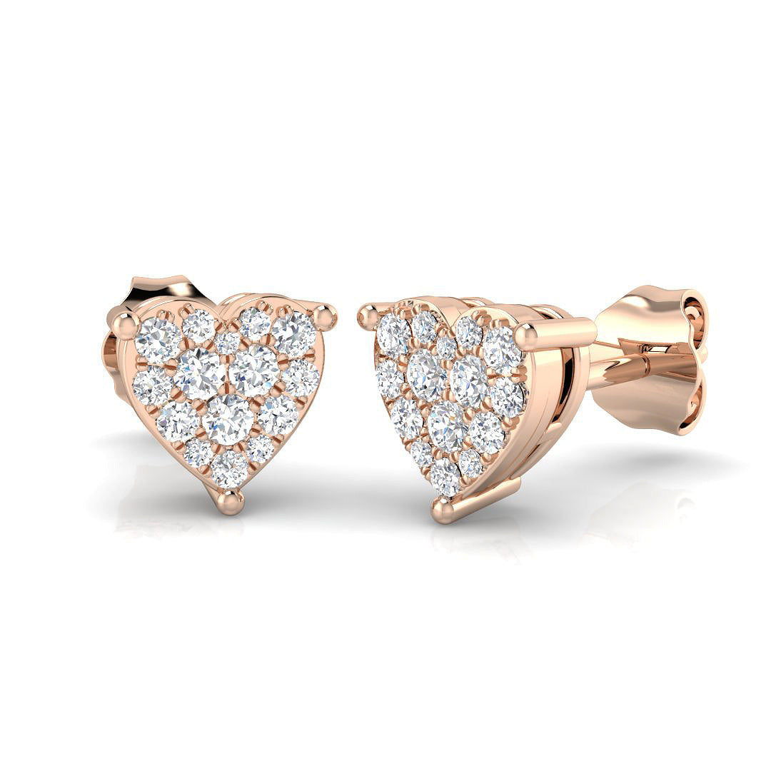 GE793 — Earrings - 9k Rose Gold