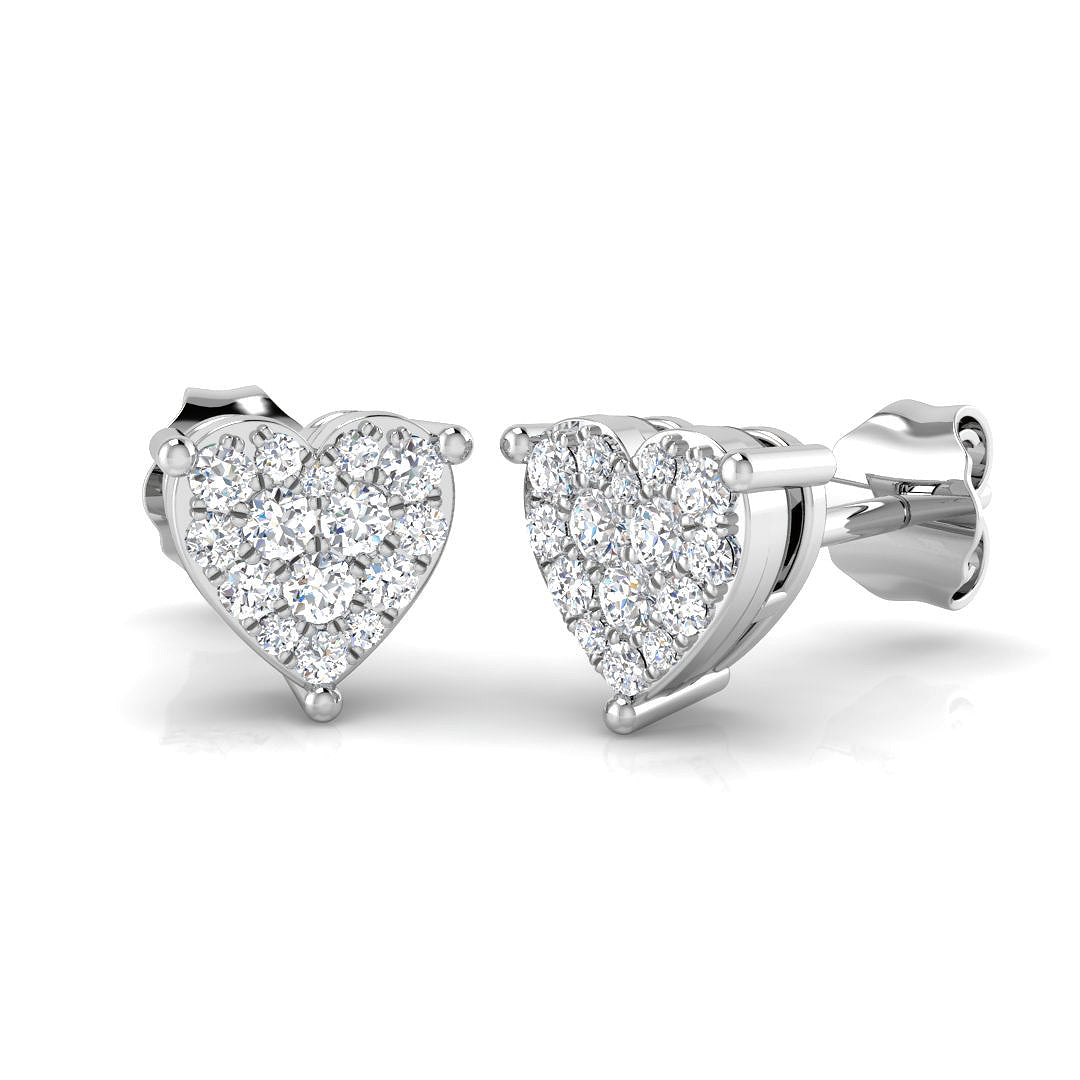 GE793 — Earrings - 9k White Gold