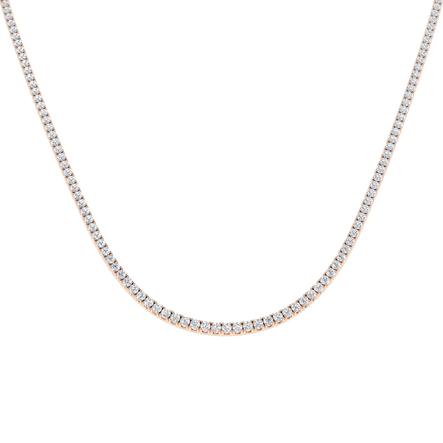 N8119-24 — Necklace - 9k Rose Gold