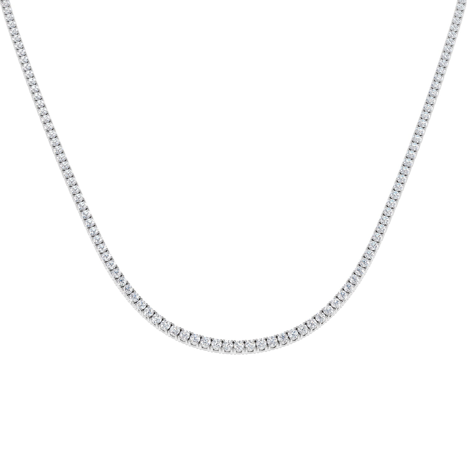 N8119 — Necklace - 18k White Gold