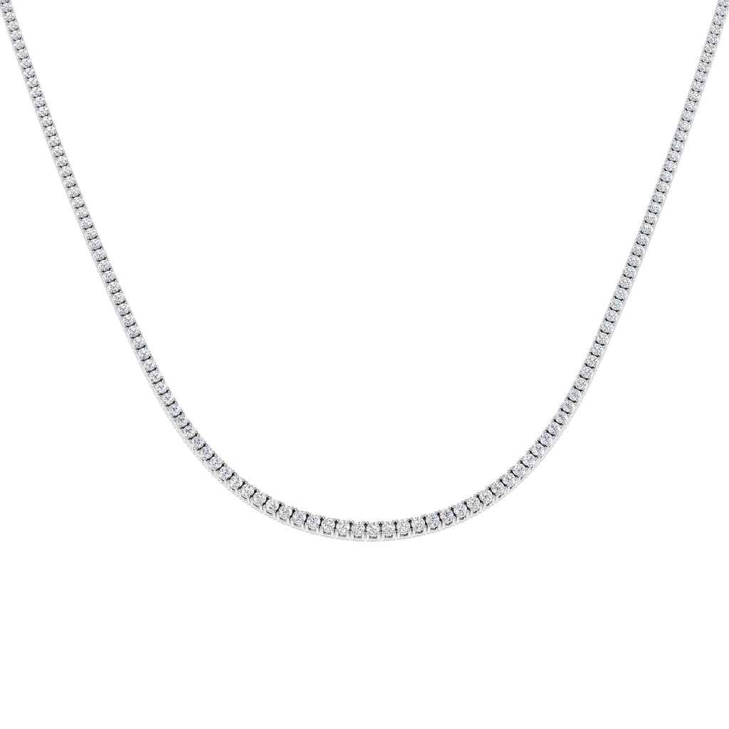 N8179 — Necklace - 9k White Gold