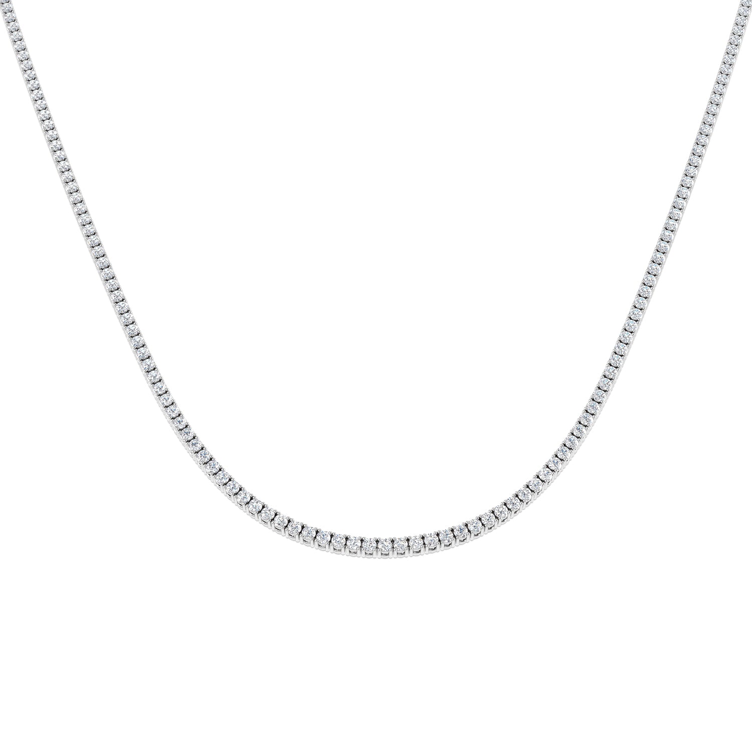 N8179 — Necklace - 9k White Gold
