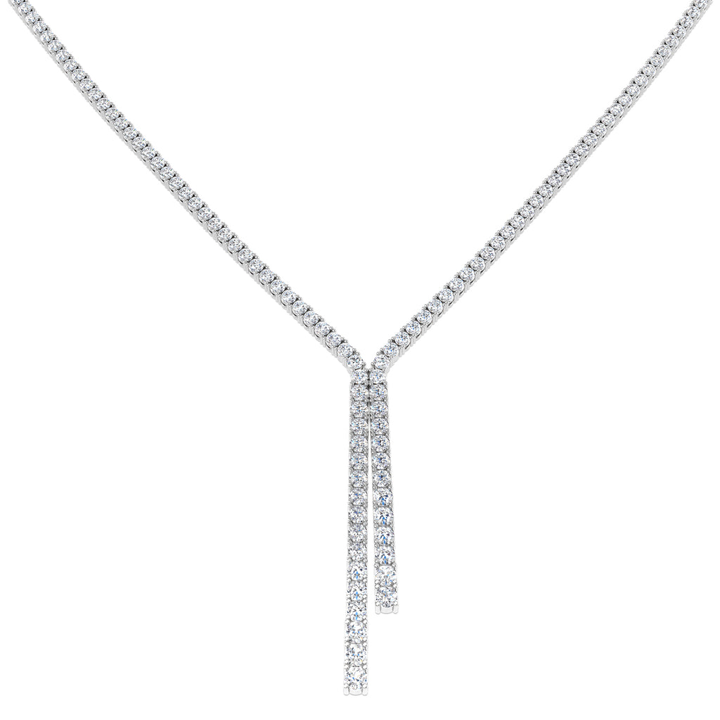N8984 — Necklace - 9k White Gold