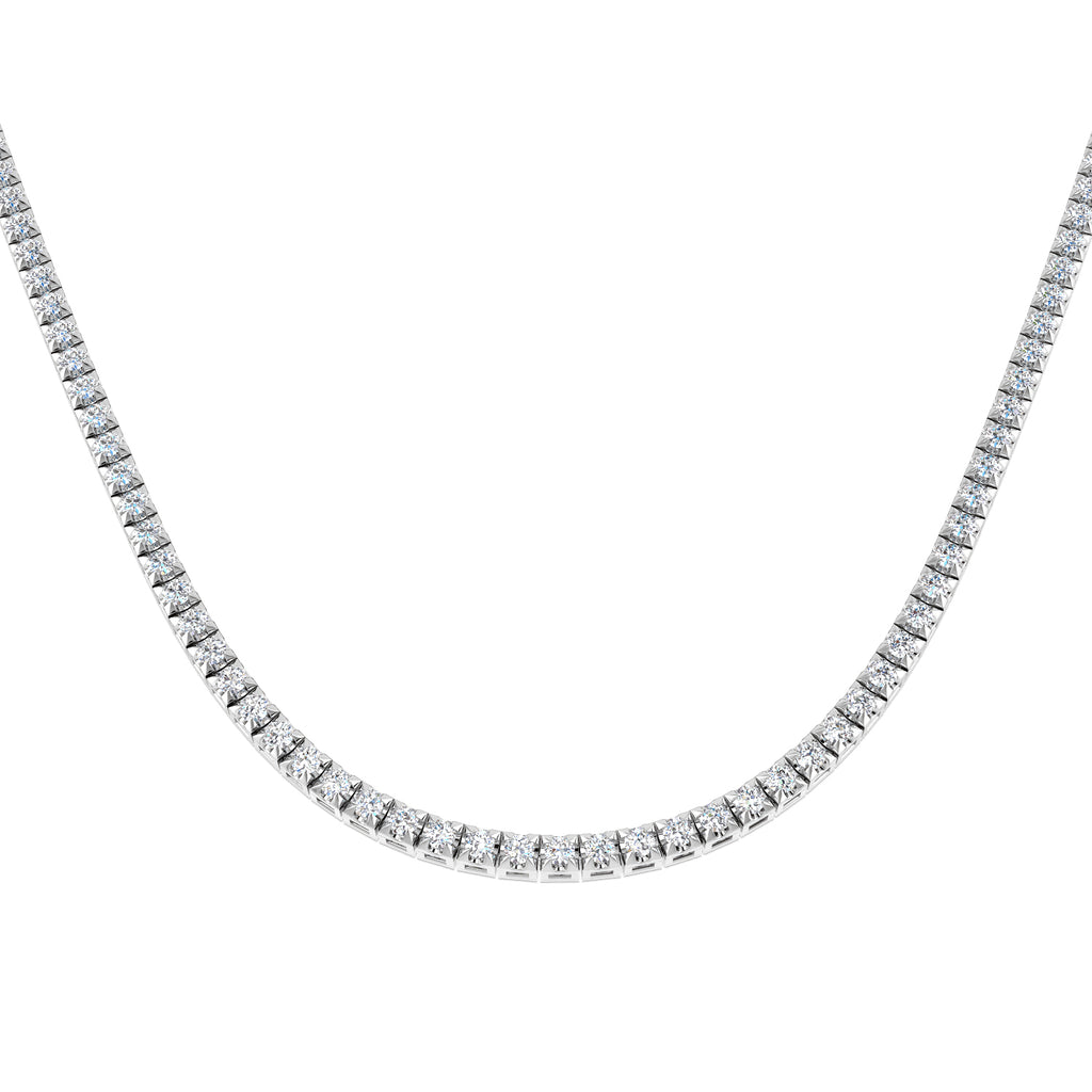 N9205 — Necklace - 9k White Gold
