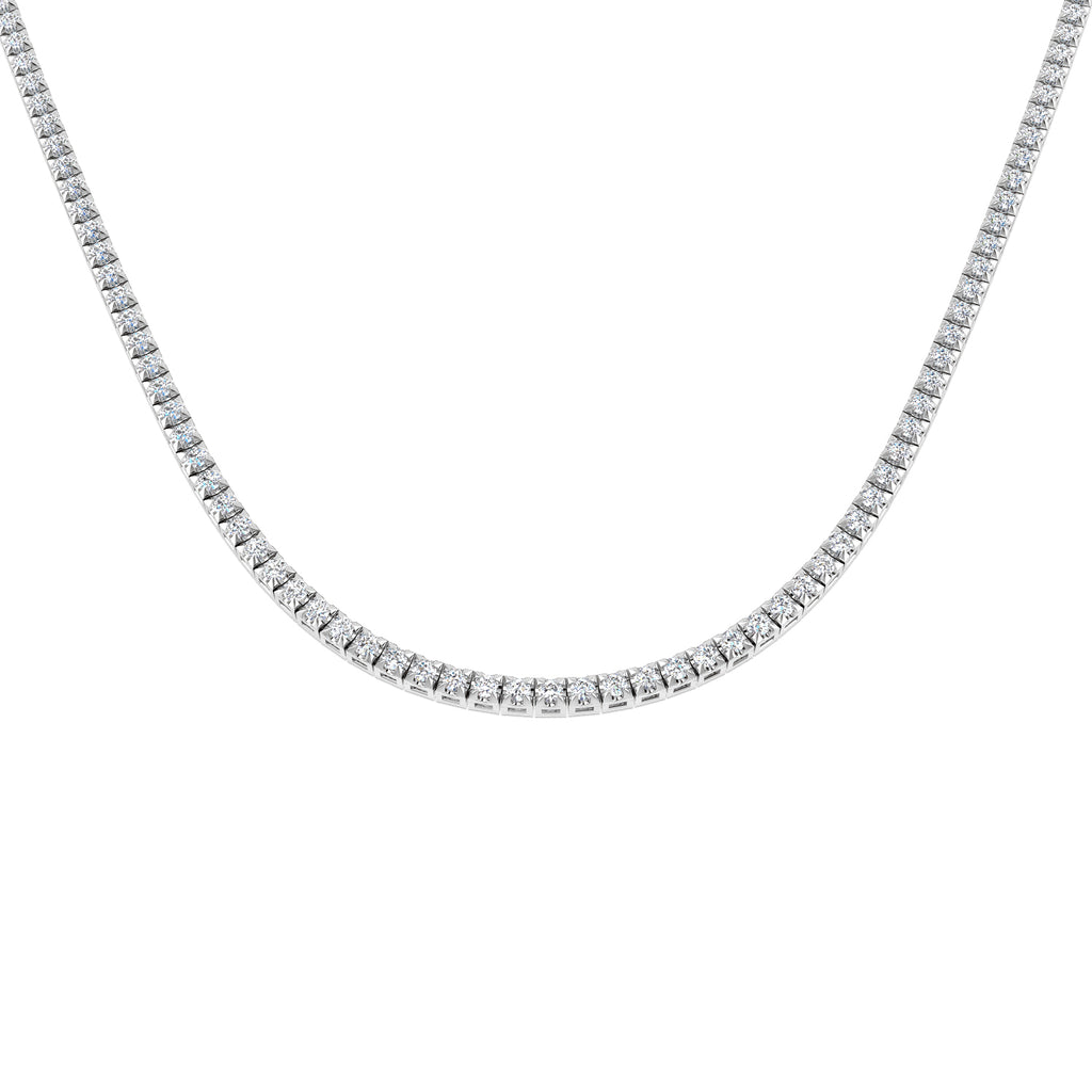 N9206-21 — Necklace - 9k White Gold