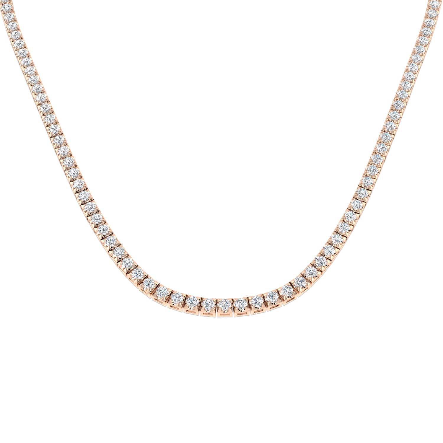 N9207-18 — Necklace - 9k Rose Gold