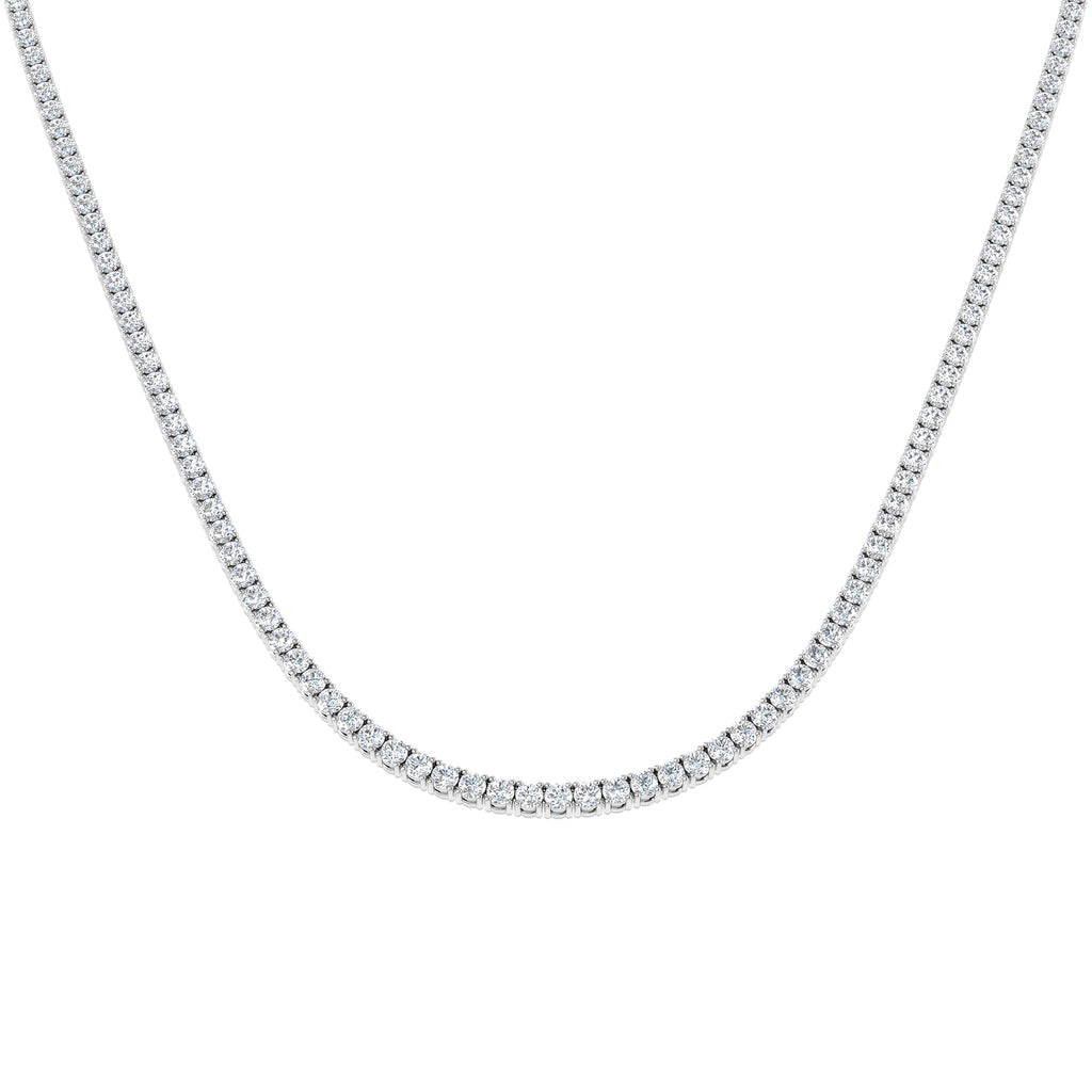 N9377-24LG-WG)9 — Necklace - 9k White Gold