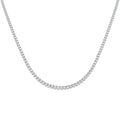 N9377-24 — Necklace - 9k White Gold