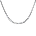 N9554-24 — Necklace - 9k White Gold