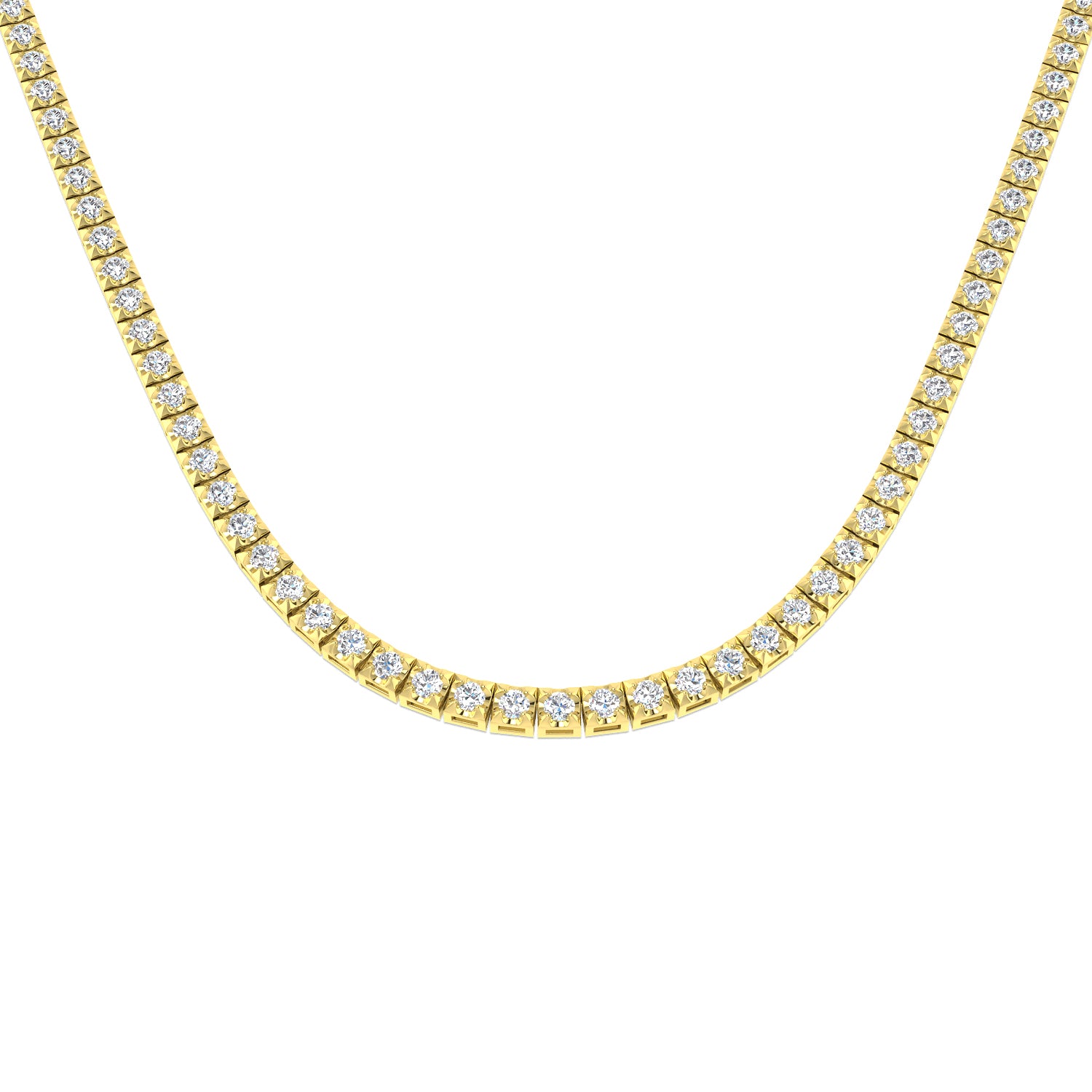 N9554-24 — Necklace - 9k Yellow Gold