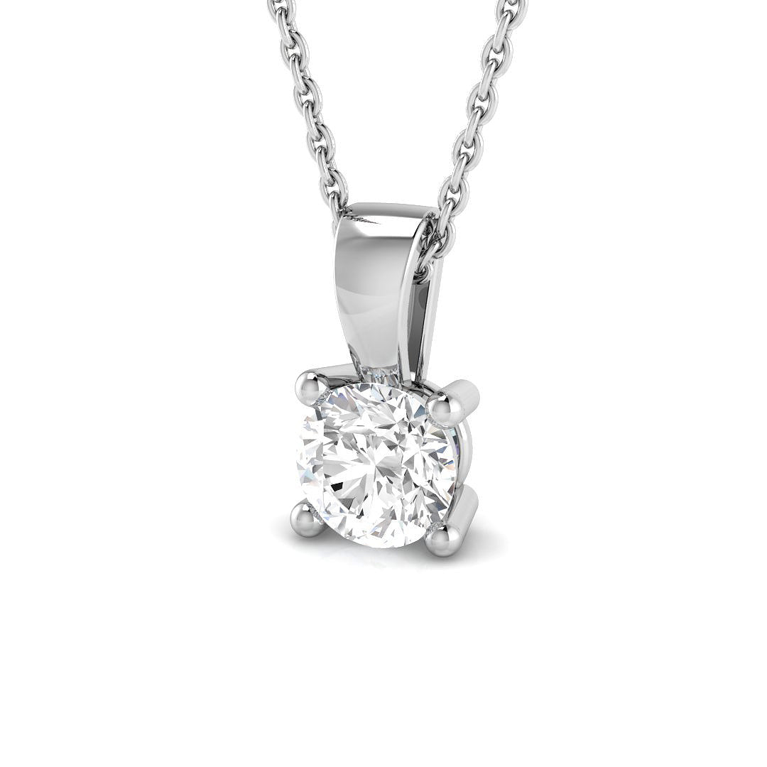 PDR0060 — Pendant - 9k White Gold