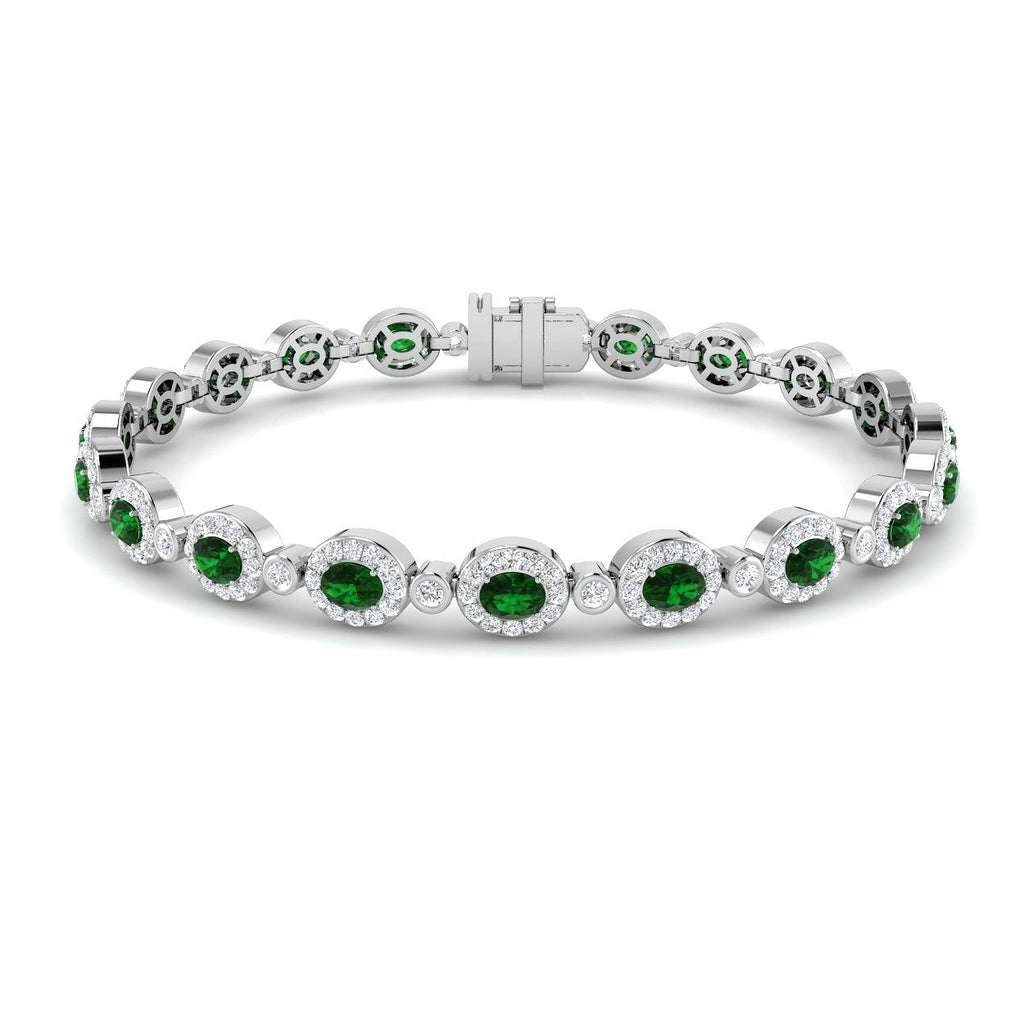SB2037A — Bracelet - 9k White Gold