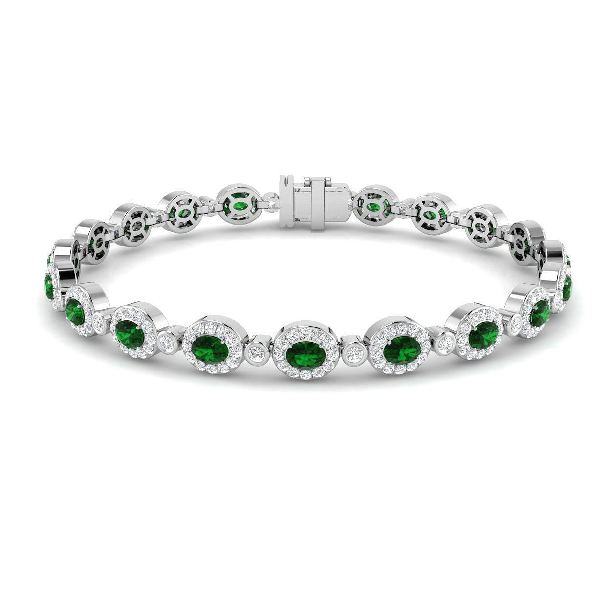SB2037A — Bracelet - 9k White Gold