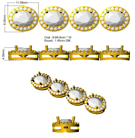 SB1804 — Bracelet - 9k Yellow Gold detail