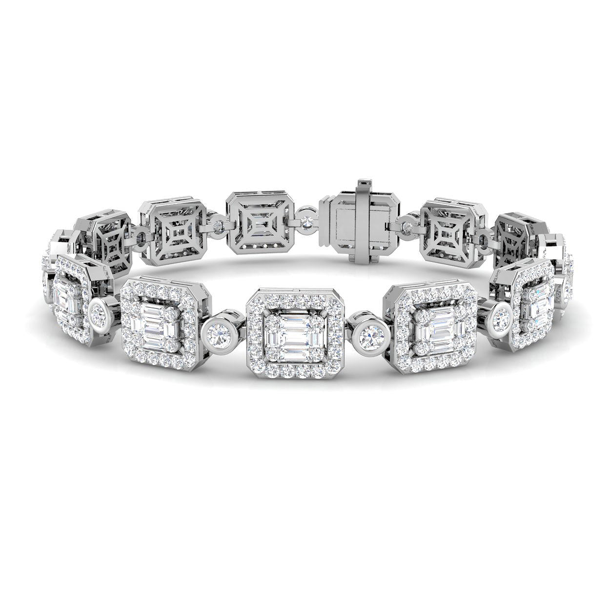 SB2001 — Bracelet - 9k White Gold