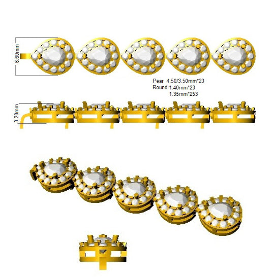 SB2036 — Bracelet - 9k Yellow Gold detail
