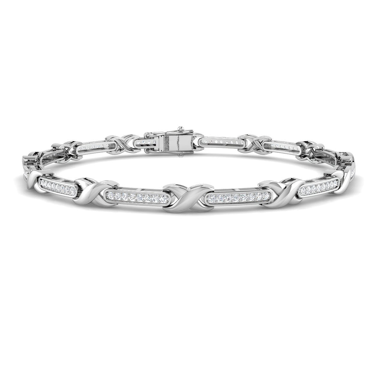 SB2042 — Bracelet - 9k White Gold