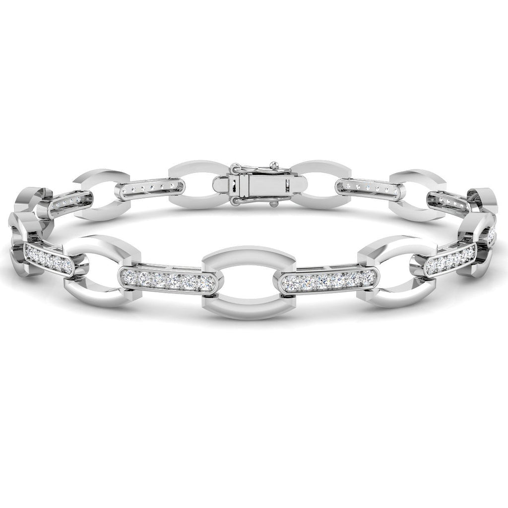 SB2055 — Bracelet - 9k White Gold