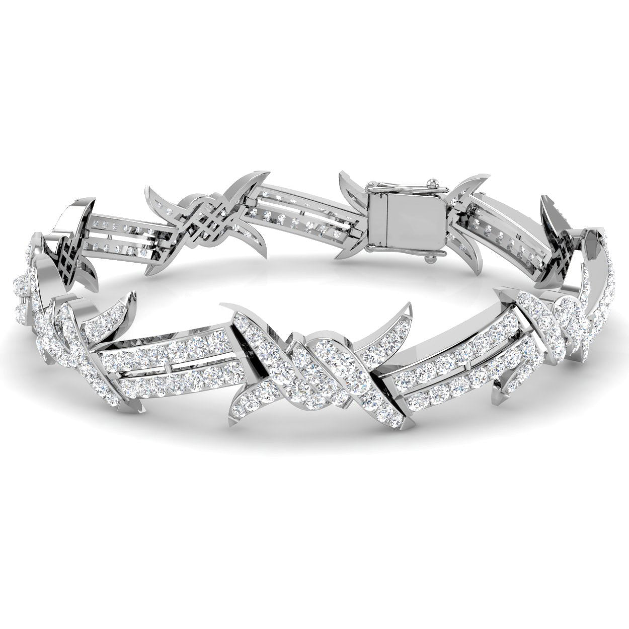 SB2061 — Bracelet - 9k White Gold