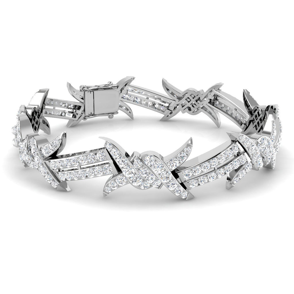 SB2099 — Bracelet - 9k White Gold