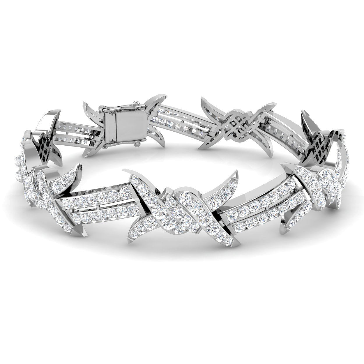 SB2099 — Bracelet - 9k White Gold