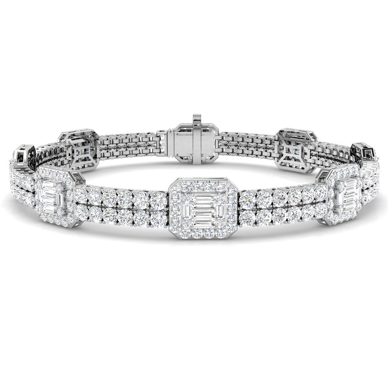 SB2111 — Bracelet - 9k White Gold