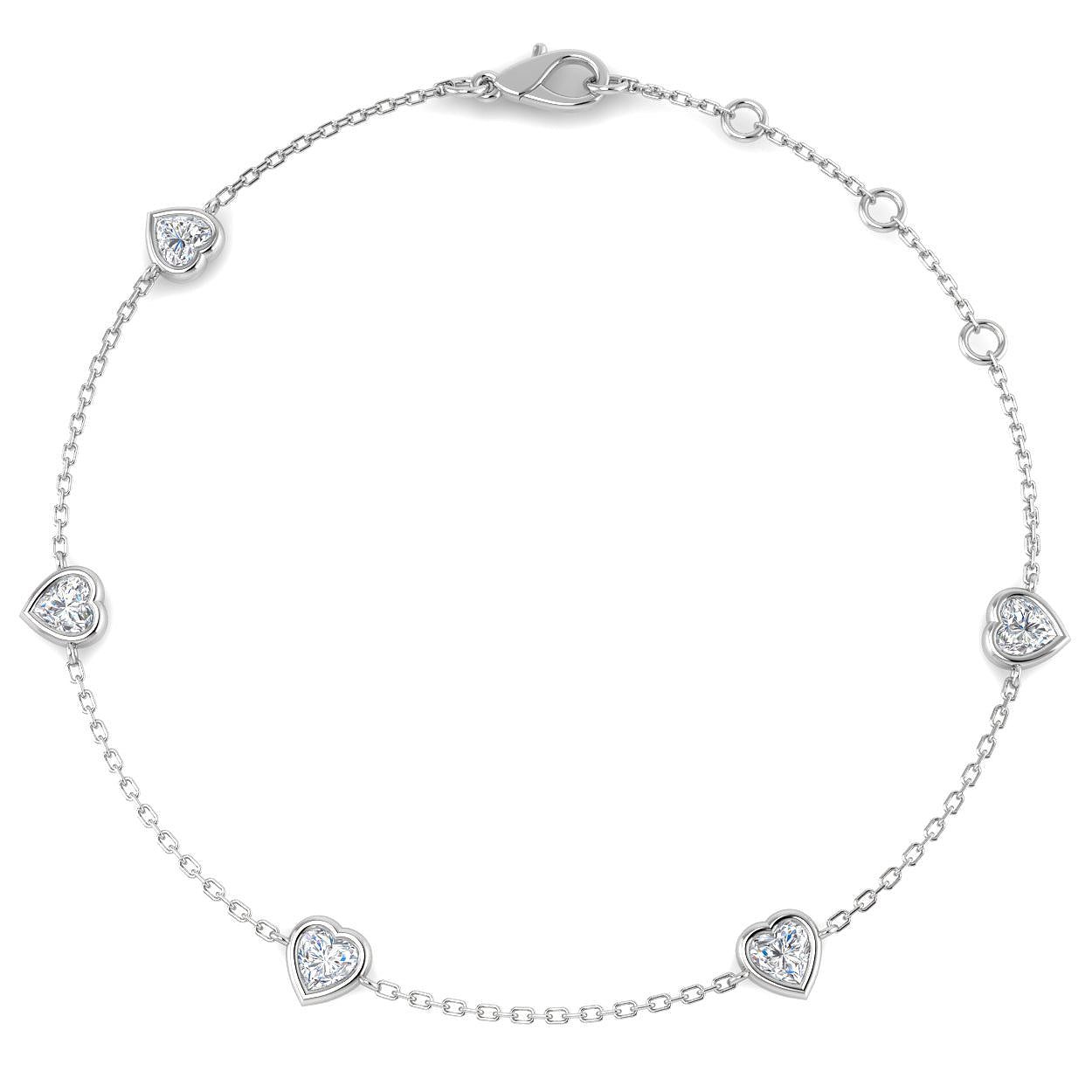 SB2150A — Bracelet - 9k White Gold