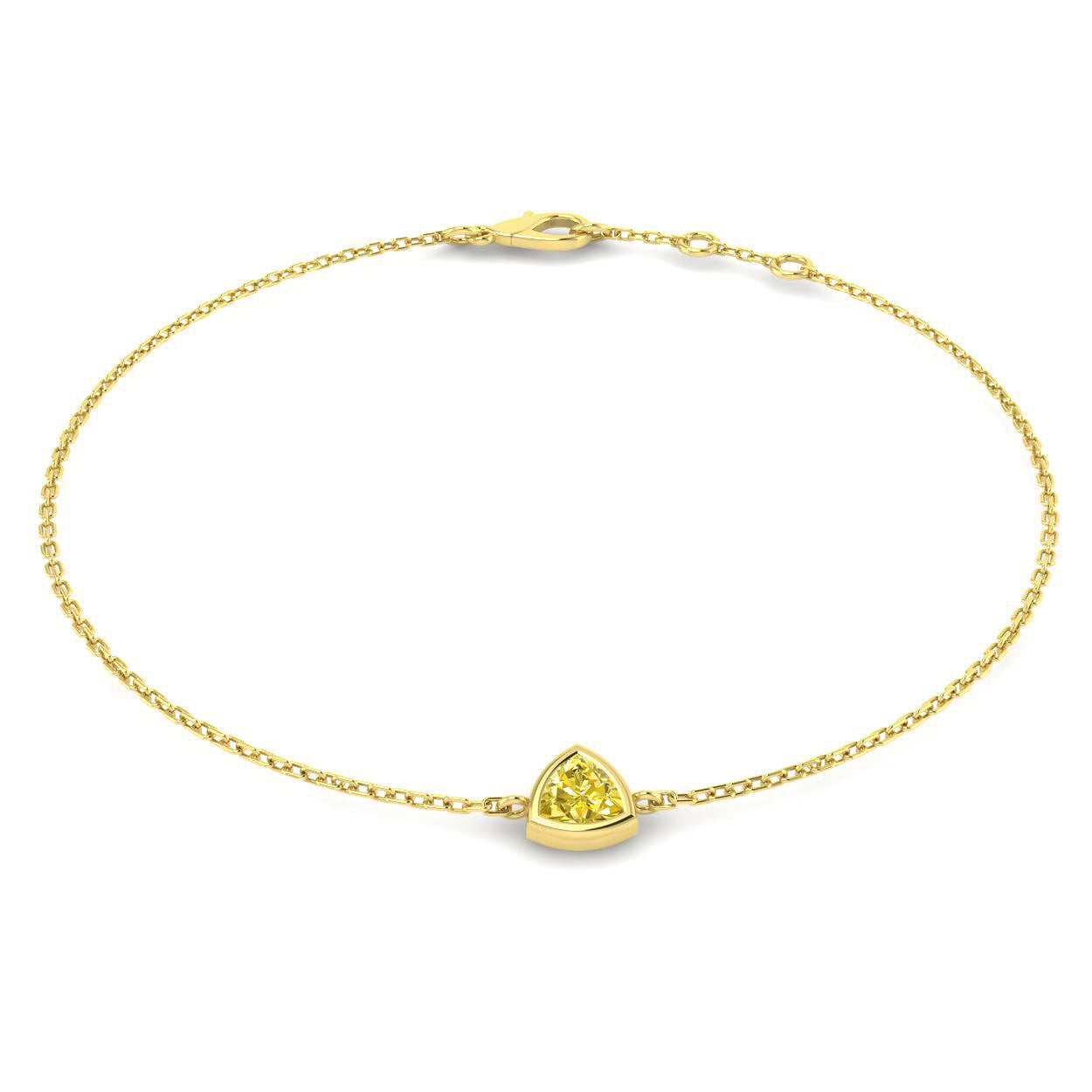 SB2151-3.9MM- — Bracelet - 18k Yellow Gold