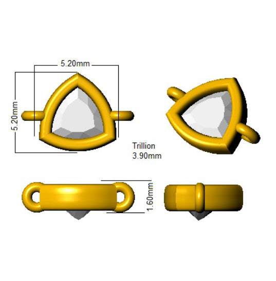 SB2151-3.9MM- — Bracelet - 18k Yellow Gold detail