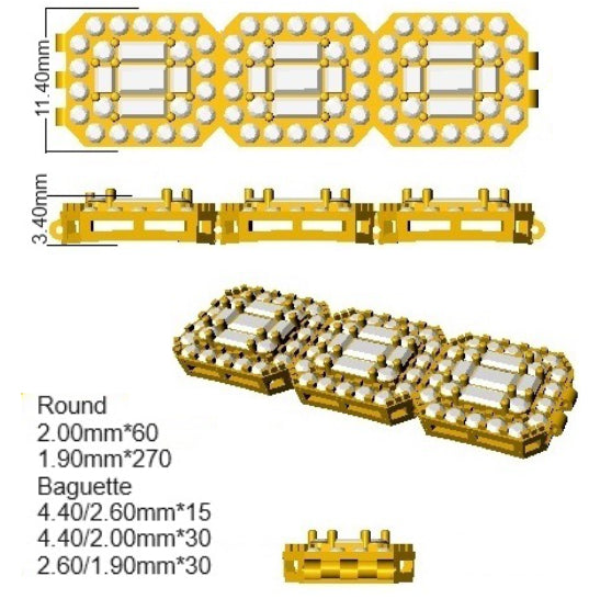 SB2168 — Bracelet - 9k Yellow Gold detail