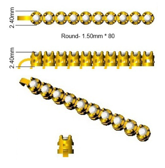 SB2246 — Bracelet - 9k Yellow Gold detail