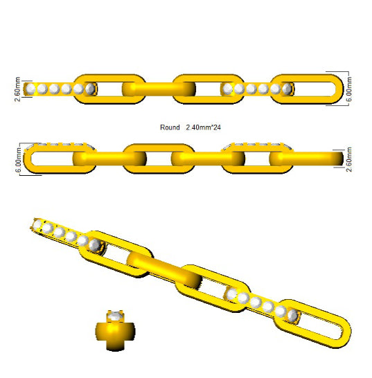 SB2250 — Bracelet - 9k Yellow Gold detail