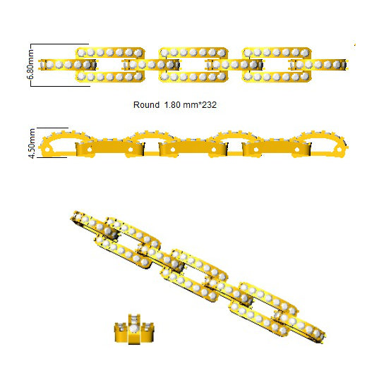 SB2260 — Bracelet - 9k Yellow Gold detail