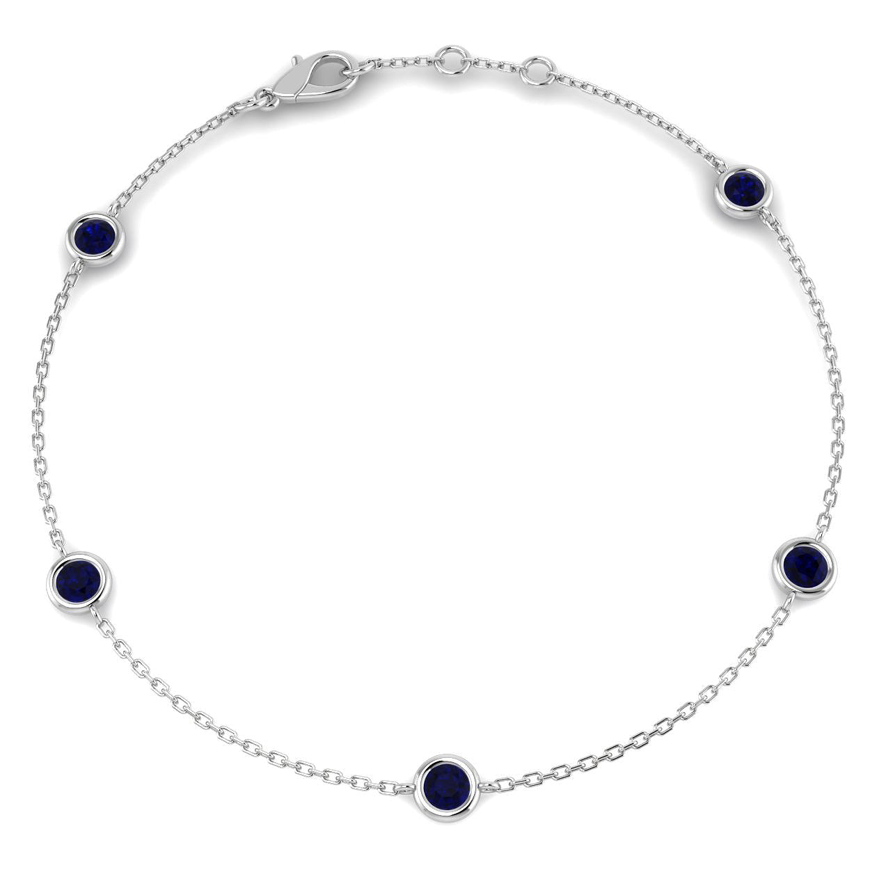 SB2266 — Bracelet - 9 KT White Gold