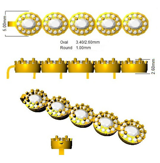 SB2272 — Bracelet - 9k Yellow Gold detail