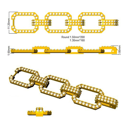 SB2313 — Bracelet - 9k Yellow Gold detail