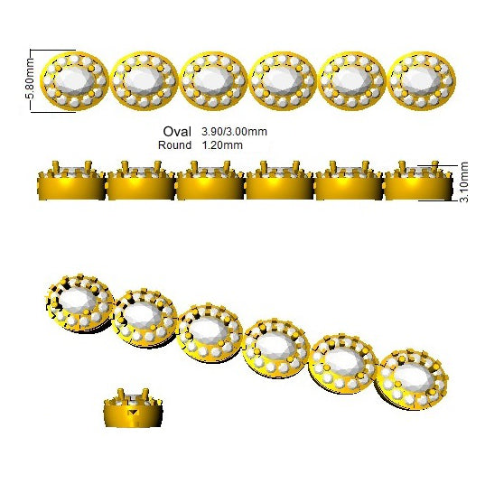SB2344 — Bracelet - 9k Yellow Gold detail