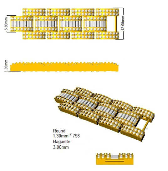 SB2370 — Bracelet - 9k Yellow Gold detail