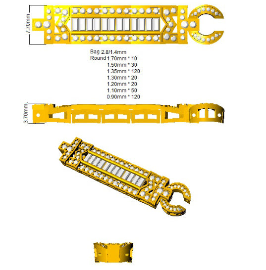 SB2374 — Bracelet - 9k Yellow Gold detail