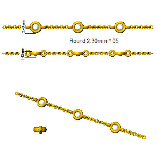 SB2381 — Bracelet - 9k Yellow Gold detail