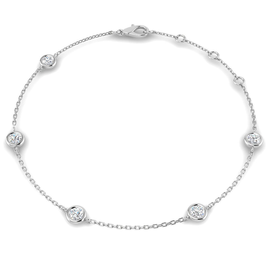 SB2382 — Bracelet - 9k White Gold