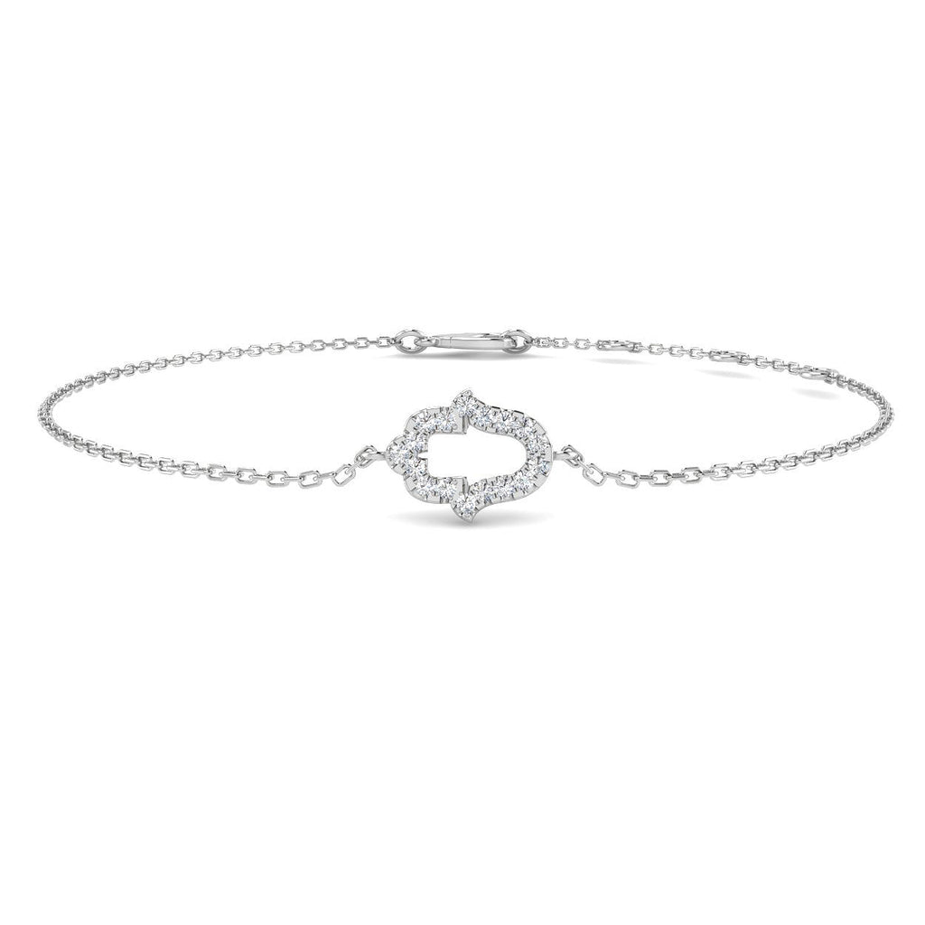 SB2387 — Bracelet - 9 KT White Gold