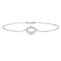 SB2387 — Bracelet - 9 KT White Gold