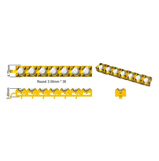 SB2396 — Bracelet - 9k Yellow Gold detail